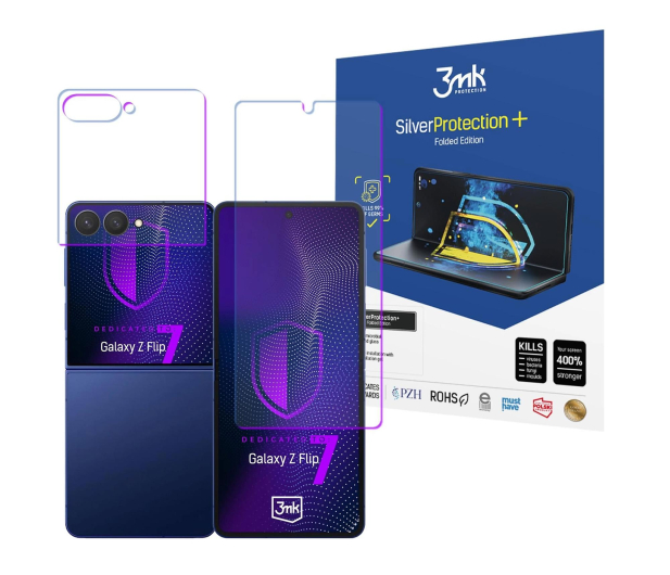 3mk SilverProtection+ Folded Edition do Samsung Galaxy Z Flip 7 - 1355827 - zdjęcie
